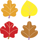 Autumn Leaves superShapes Stickers