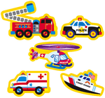 Rescue Vehicles superShapes Stickers
