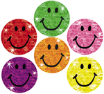 Silly Smiles Sparkle superSpots Stickers