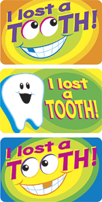 I Lost a Tooth Applause STICKERS