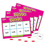 Sight Words Level 2 Bingo Game