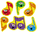 Merry Music Sparkle Stickers