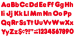 Red 4 inch Casual Combo Pack Ready Letters