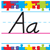 Jigsaw Alphabet Lines - Modern Manuscript Bulletin Board Set