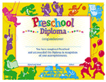 Preschool Classic Diploma Certificate