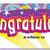 Congratulations - swirls Certificate
