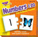 Numbers 1 - 20 Fun-to-Know Puzzles