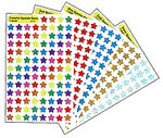 Colorful Sparkle Stars Super Variety Pack superShapes Stickers