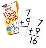 Addition 0-12 Flash Cards