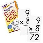 Multiplication 0-12 Flash Cards