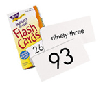 Numbers 0-100 Flash Cards