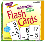 Subtraction 0-12 (all facts) Flash Cards