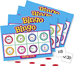 Telling Time Bingo Games