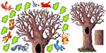 Big Oak Tree Bulletin Board Set