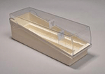 Plastic Slide Storage Rack with Clear Lid