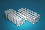 13mm Plastic Test Tube Racks - Wet or Dry - Pack of 6