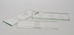 Thick Concavity Slides - Glass - 3 Concavities - 75mm X 25mm - Pack of 12