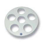 Porcelain Desiccator Plate With Large Holes - 190mm diameter