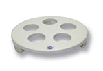 Porcelain Desiccator Plate With Stand - 146mm diameter