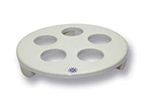 Porcelain Desiccator Plate With Stand - 230mm diameter