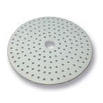 Porcelain Desiccator Plate With Small Holes - 140mm diameter
