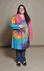 Tie-dyed Laboratory Coat - Small