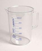 Beakers With Handle - Printed Graduations - PMP - 250ml