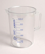 Beakers With Handle - Printed Graduations - PMP - 10000ml