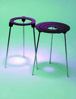 Tripod Stand with Concentric Rings - 9 Inch