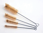 Test Tube Brushes - Natural Bristles - 3 inch Brush Length - 1/2 inch Brush Diameter