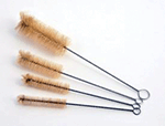 Test Tube Brushes - Natural Bristles - 3 inch Brush Length - 3/4 inch Brush Diameter