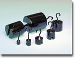 Hooked Weight Set, Black Enamel - Set of 9